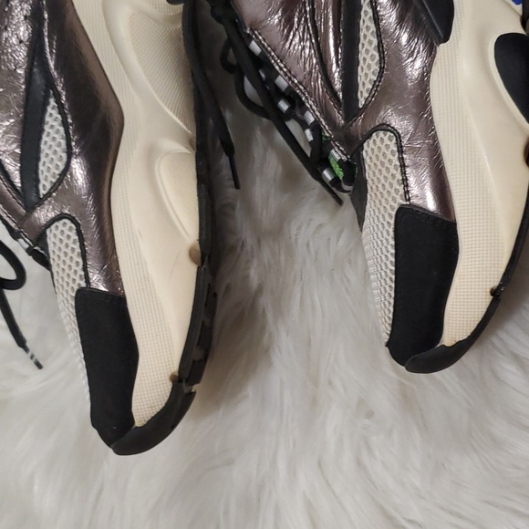 Dior homme green silver sneakers size 38 us 8 - Picture 4 of 17